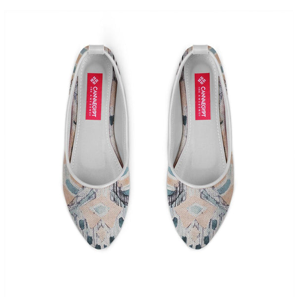 White Round Toe Shoe Tranquilla - CANVAEGYPT