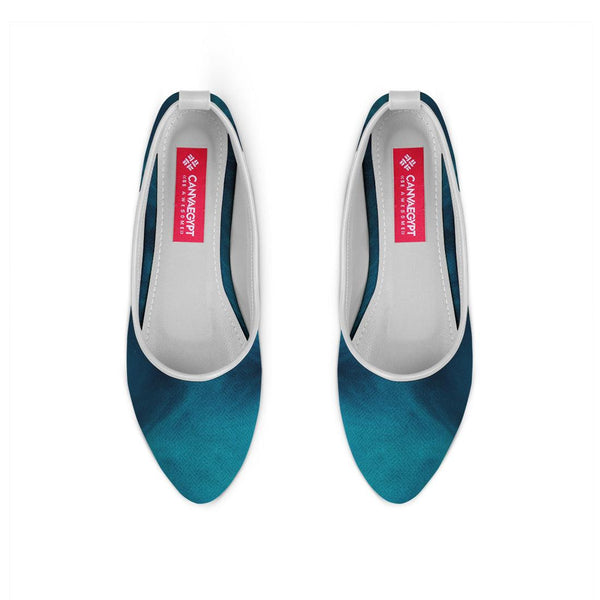White Round Toe Shoe Wave - CANVAEGYPT