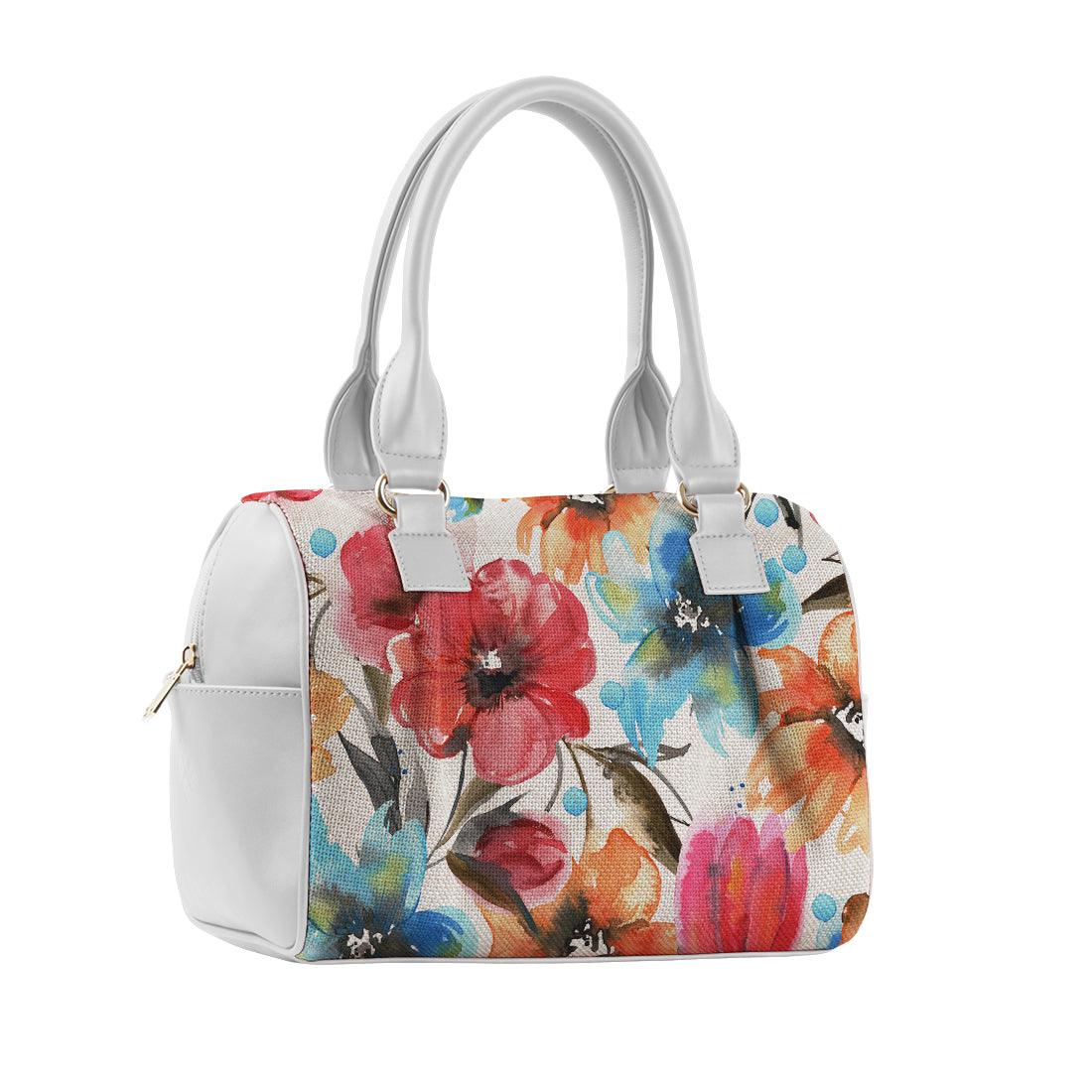 White Speedy Bag White Floral - CANVAEGYPT