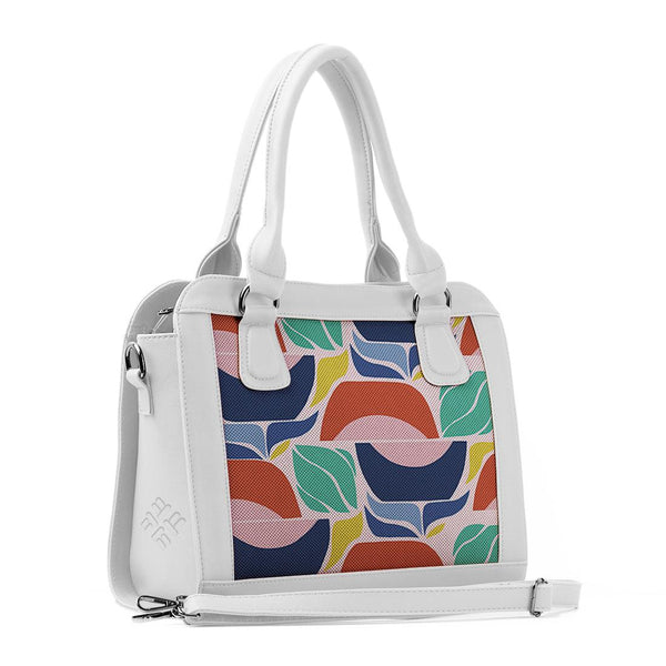 White Travel Hobo Bag Blooming Pink - CANVAEGYPT