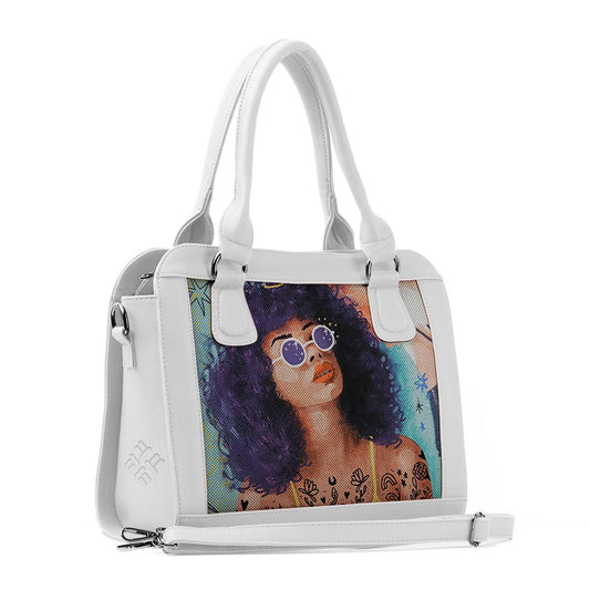 White Travel Hobo Bag Flamingo Queen - CANVAEGYPT