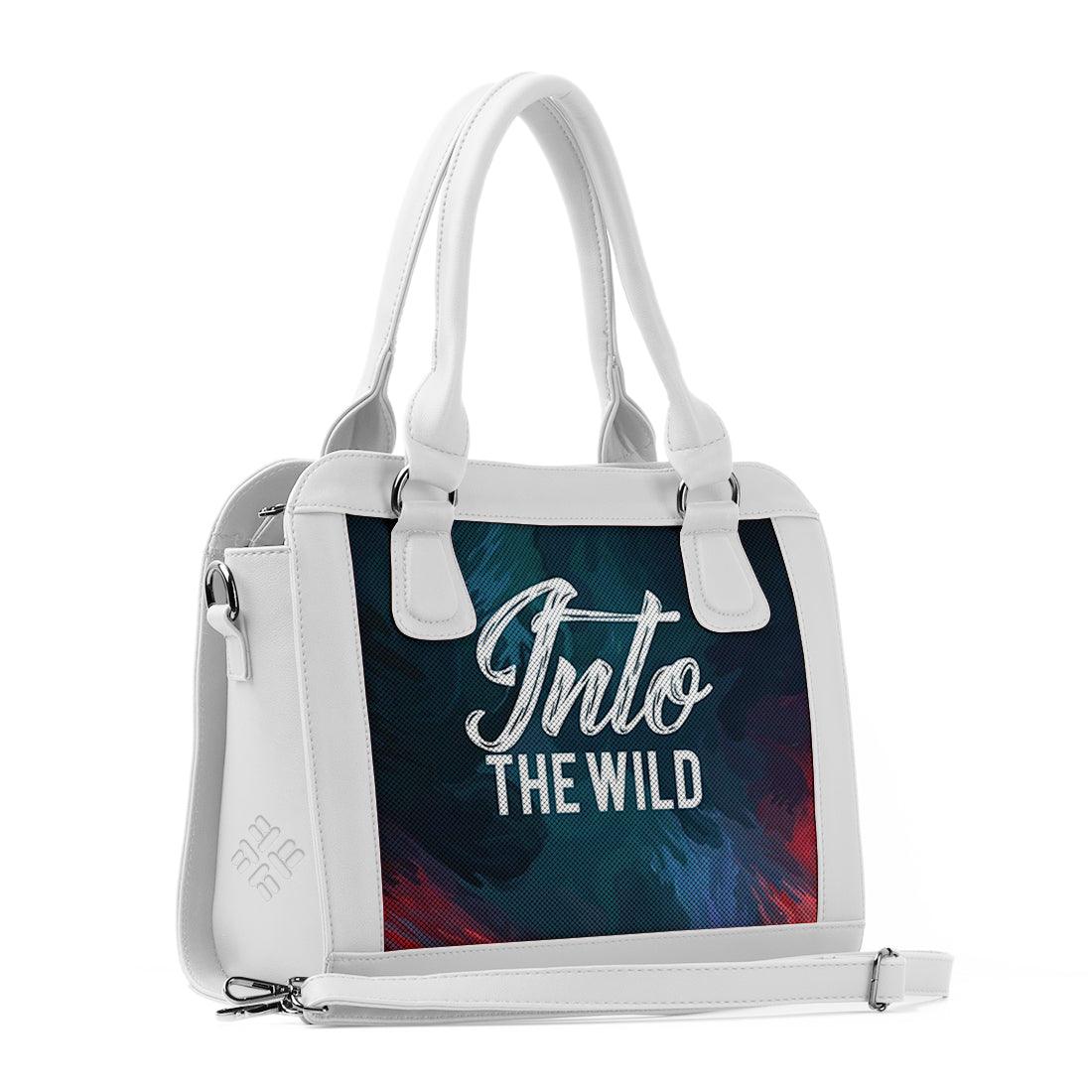 White Travel Hobo Bag Into The Wild - CANVAEGYPT
