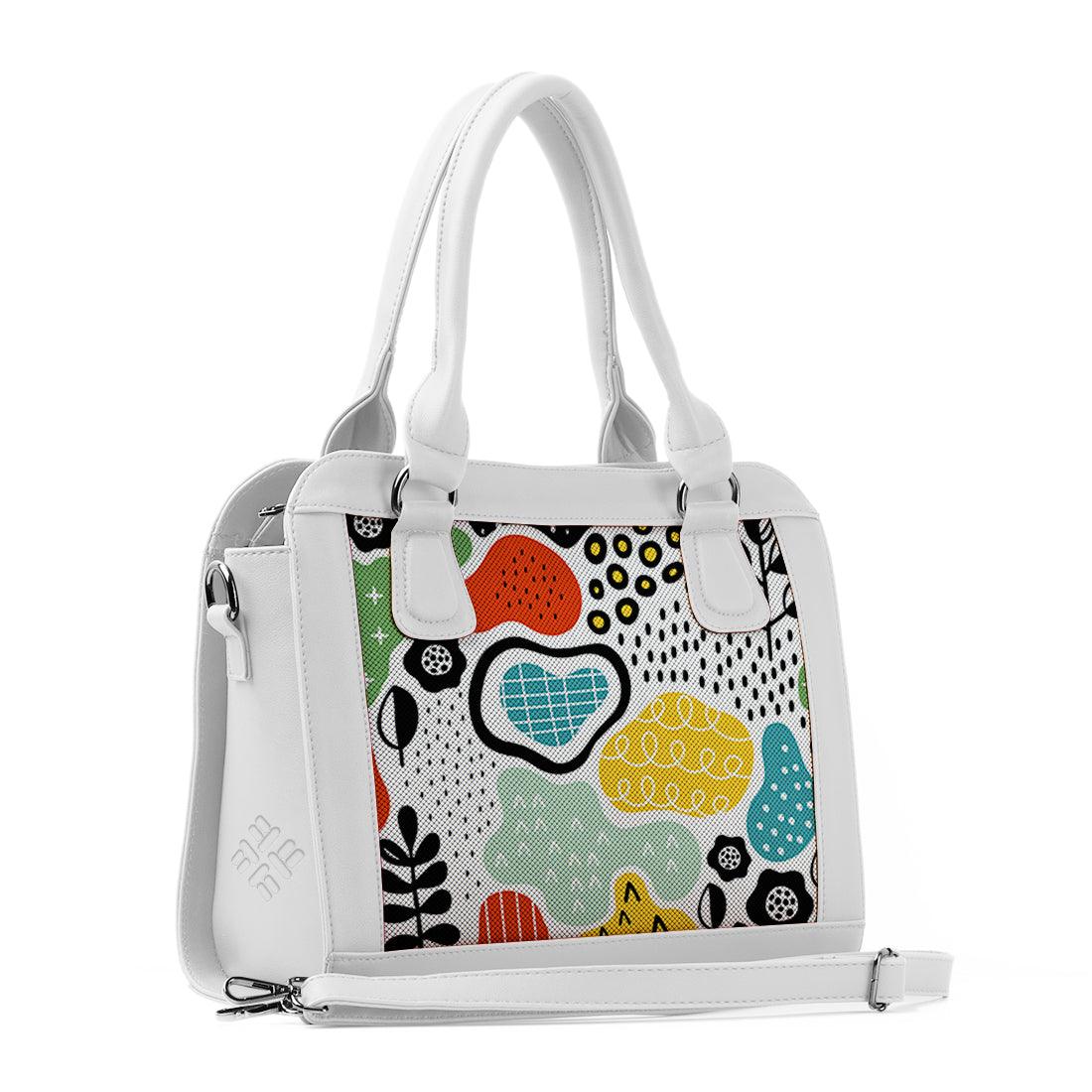 White Travel Hobo Bag Shapes - CANVAEGYPT