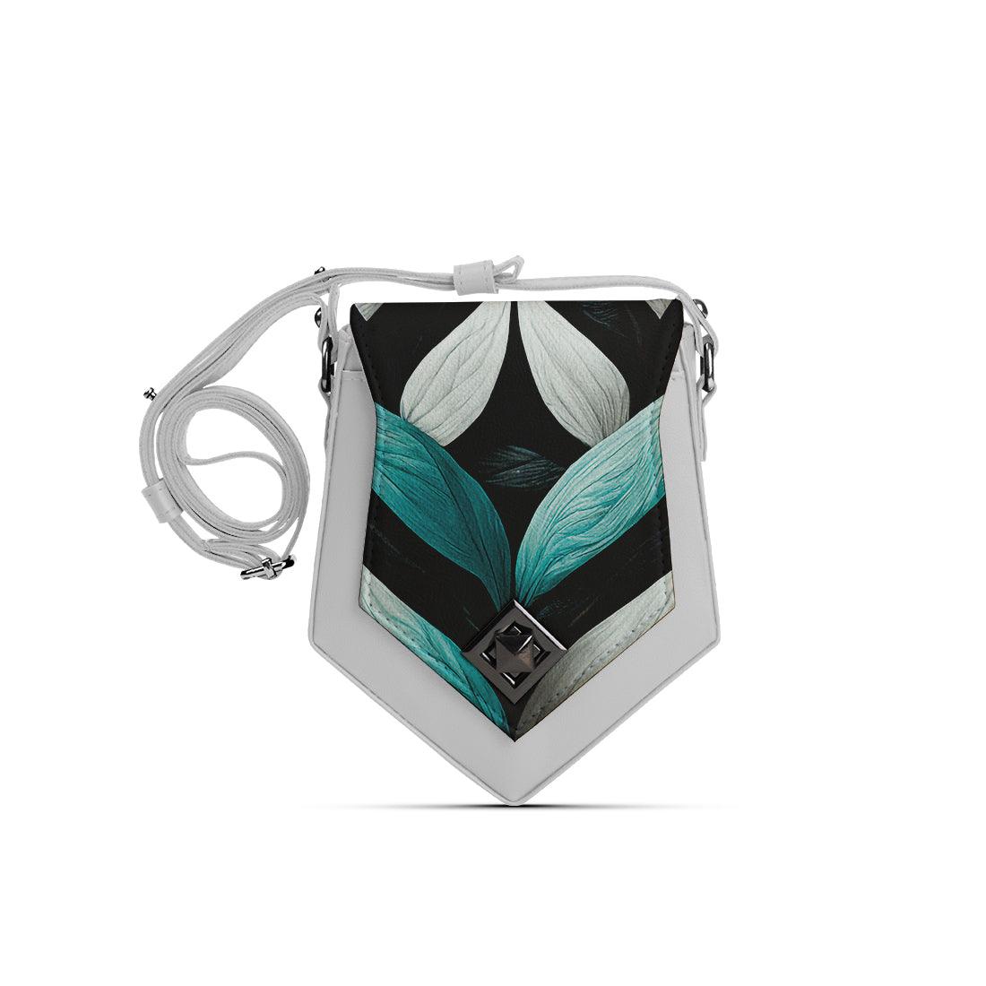 White Triangles Crossbag Bonding - CANVAEGYPT