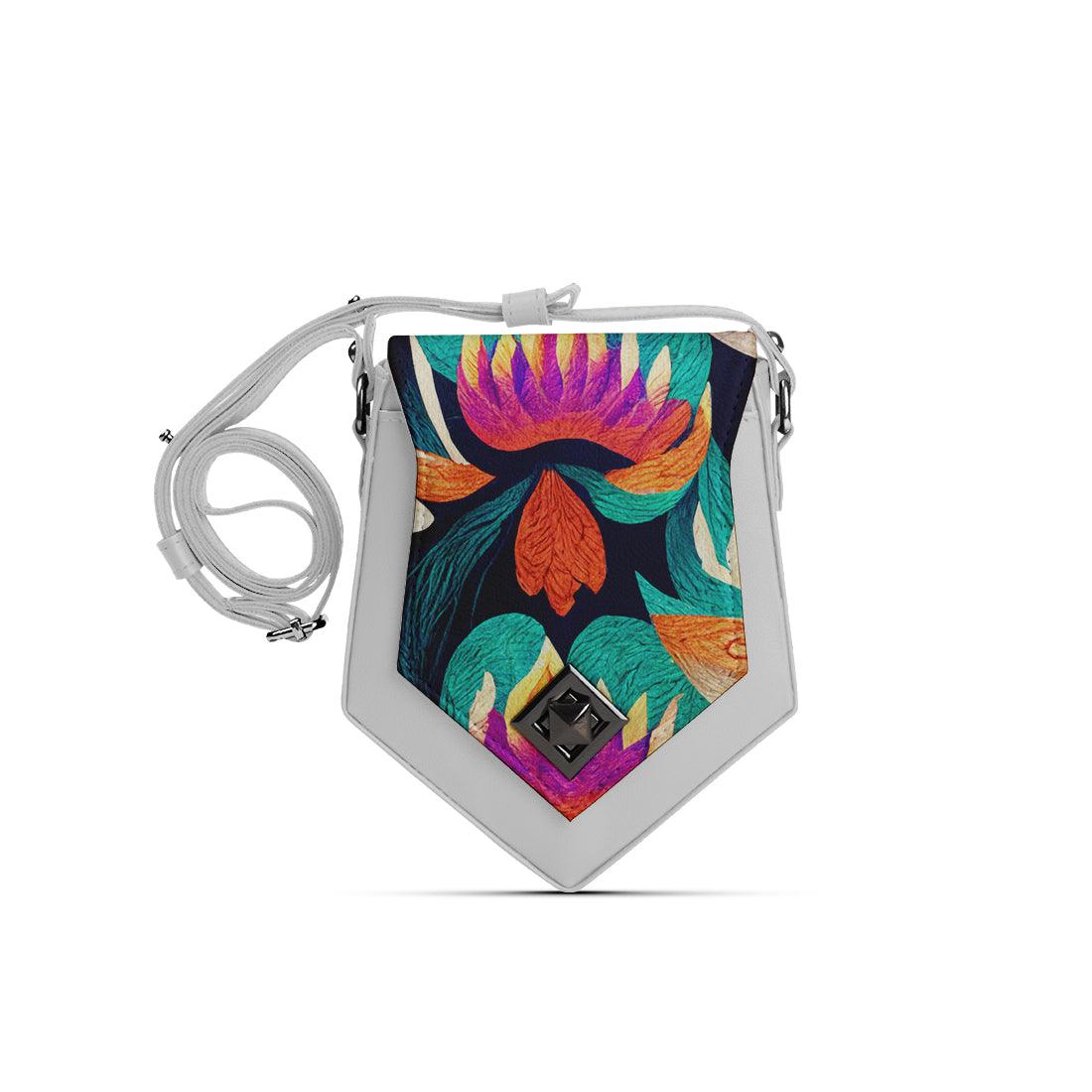 White Triangles Crossbag blossom - CANVAEGYPT