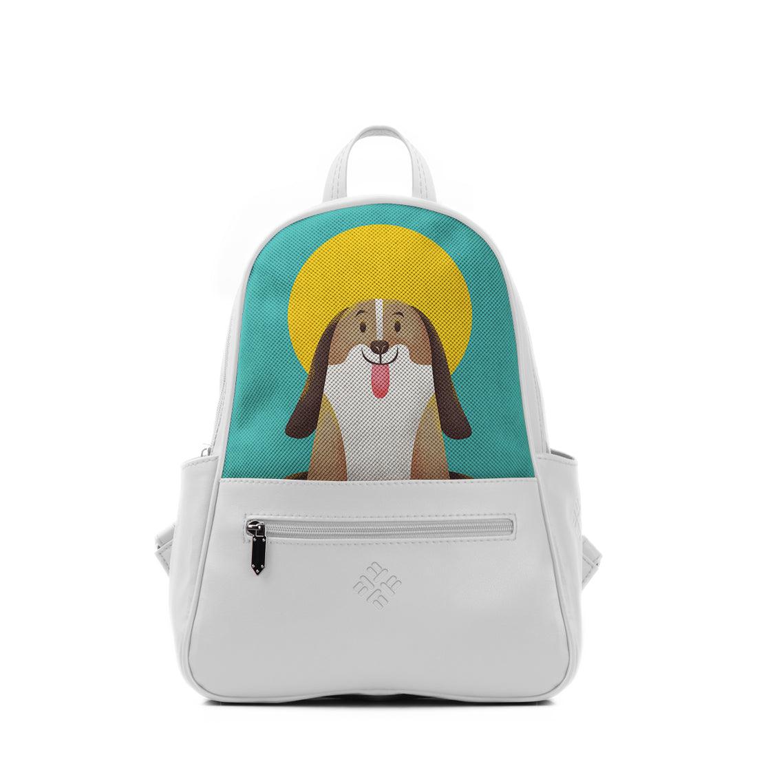 White Vivid Backpack Be Famous - CANVAEGYPT