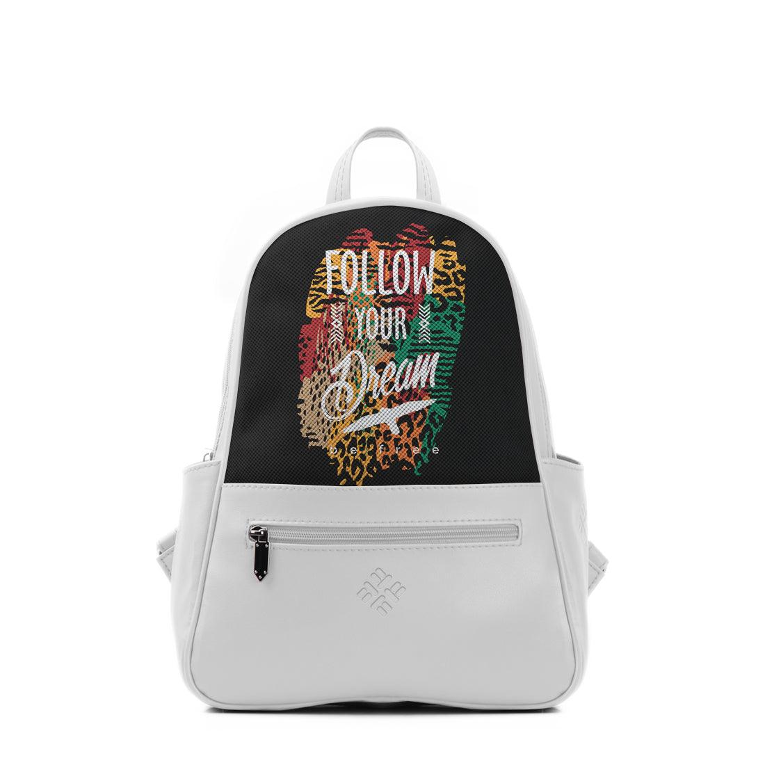 White Vivid Backpack Be Free - CANVAEGYPT