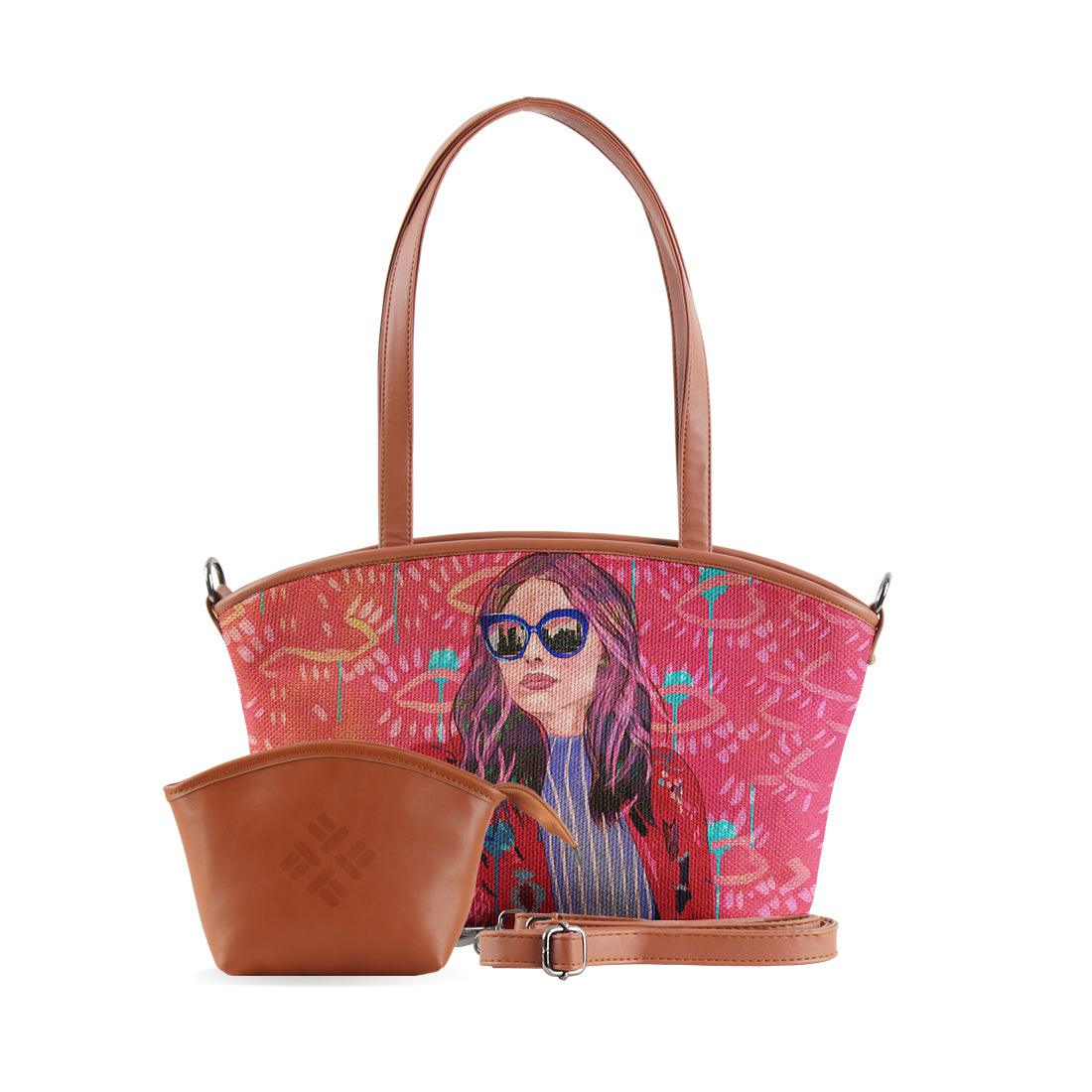 Wide Tote Bag City girl - CANVAEGYPT