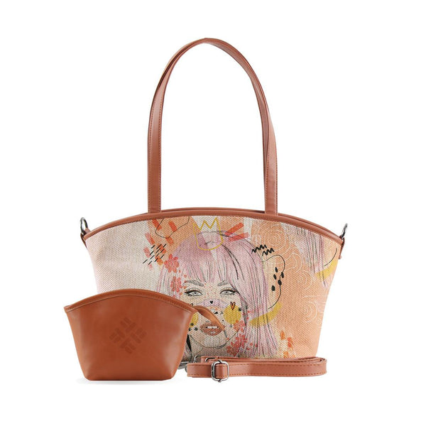 Wide Tote Bag Doodle Dash - CANVAEGYPT
