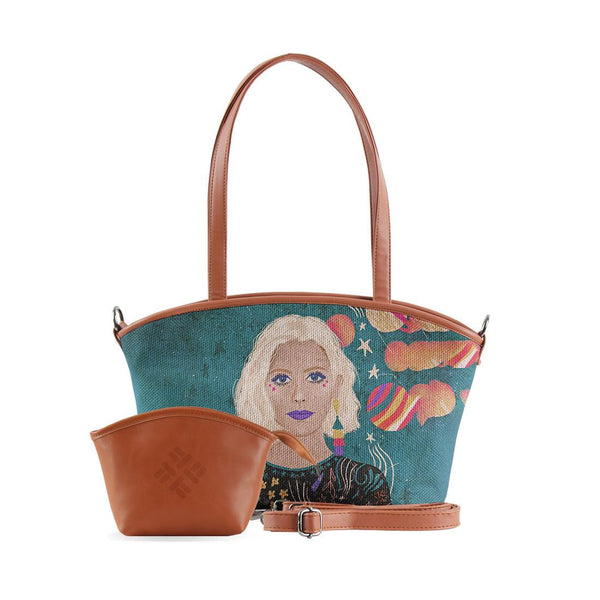 Wide Tote Bag Extraterrestrial - CANVAEGYPT