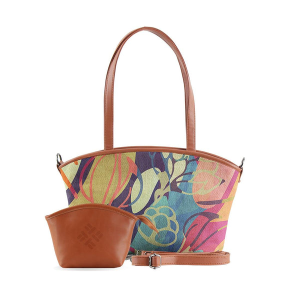 Wide Tote Bag Sea Herbs - CANVAEGYPT