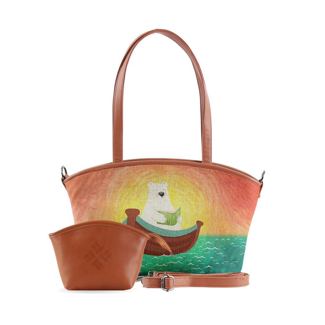 Wide Tote Bag Summer time - CANVAEGYPT