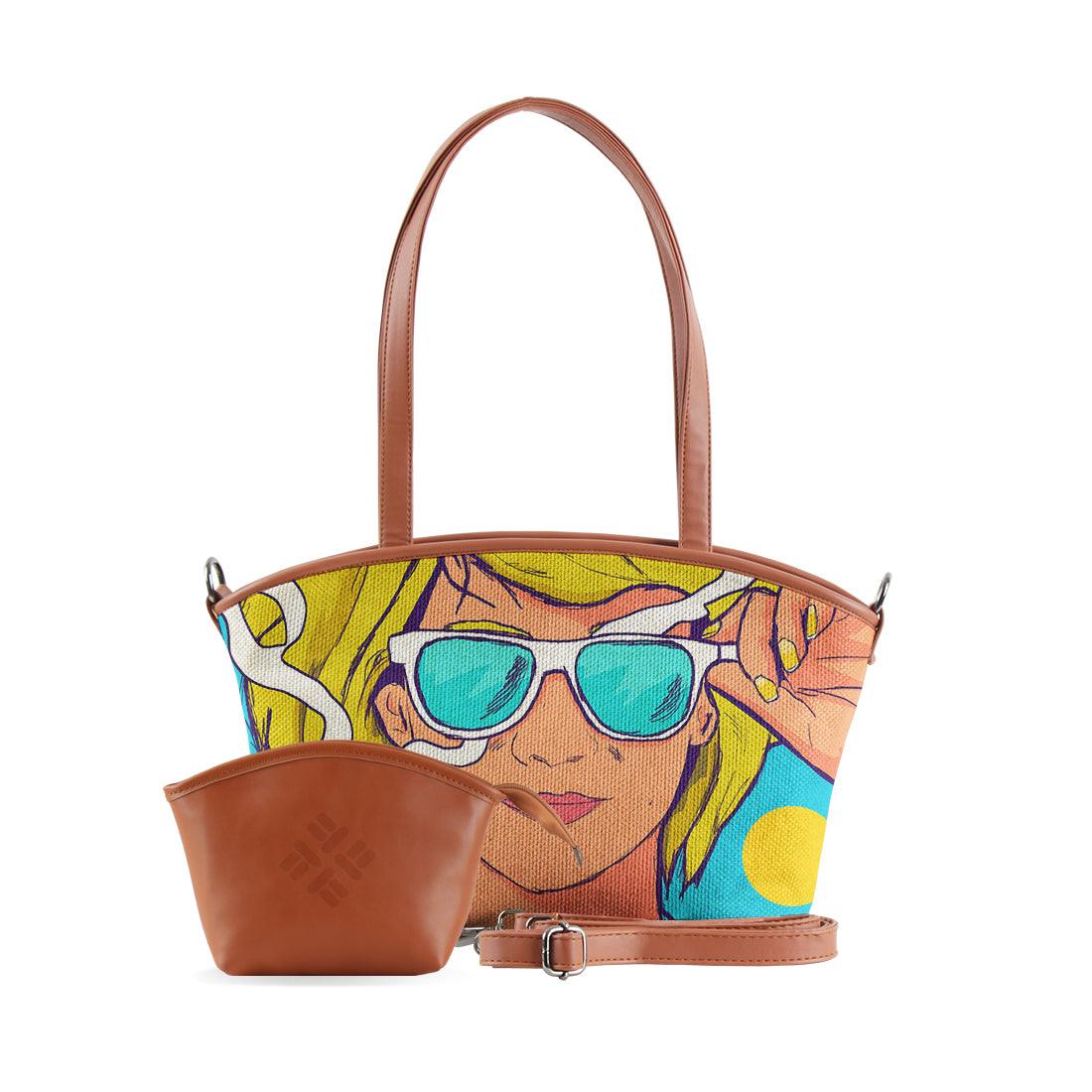 Wide Tote Bag The summer girl - CANVAEGYPT