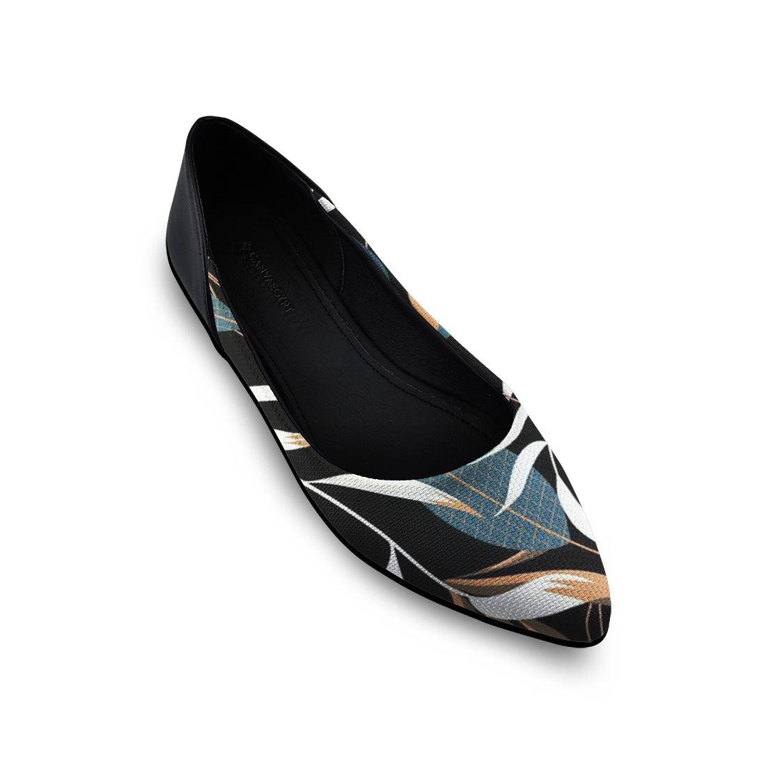 Flat Women's Shoes Black - CANVAEGYPT