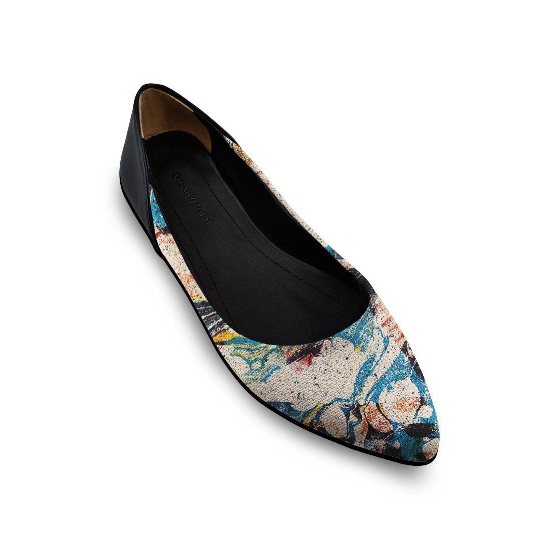 Flat Women's Shoes Abstract - CANVAEGYPT