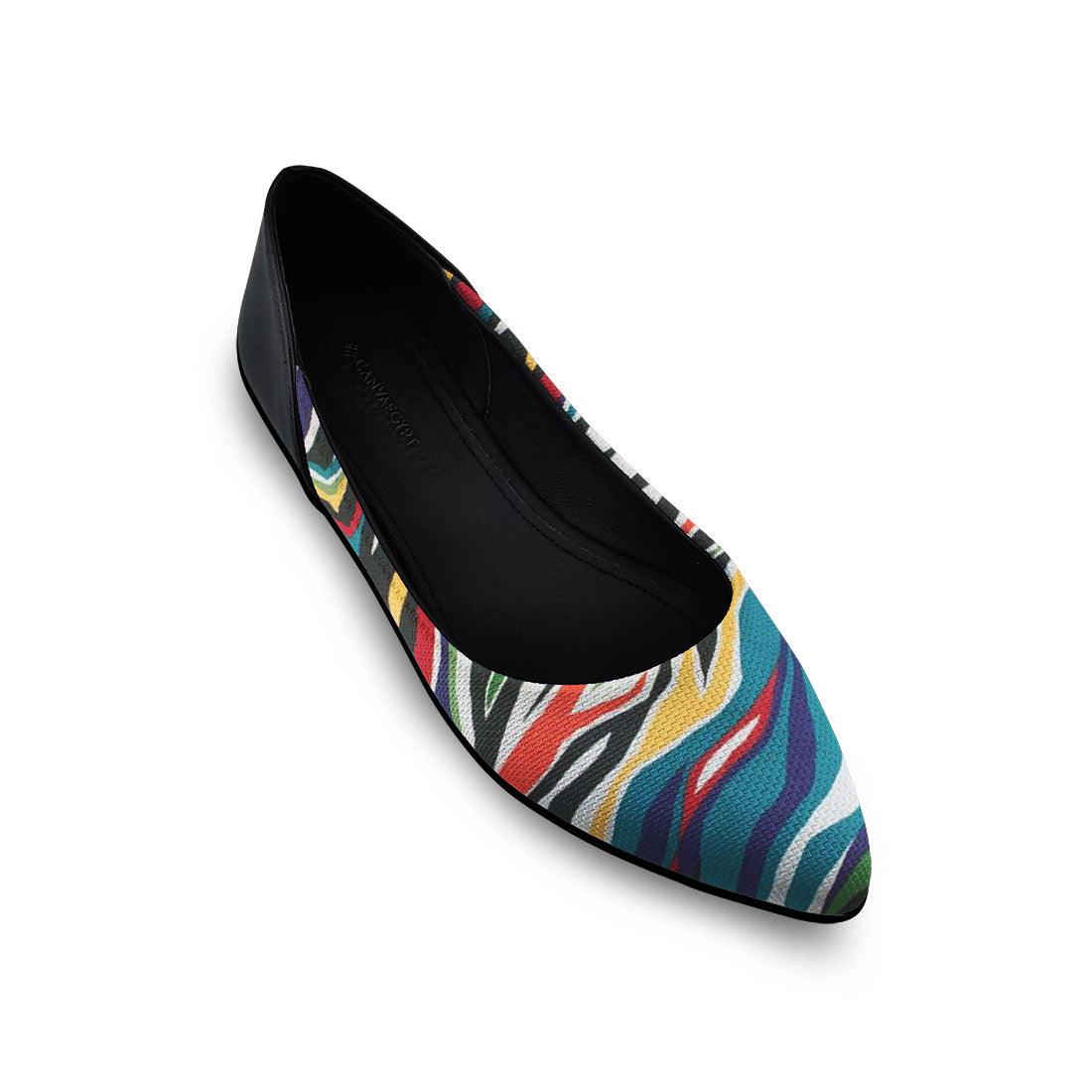 Flat Women's Shoes Skins Colors - CANVAEGYPT