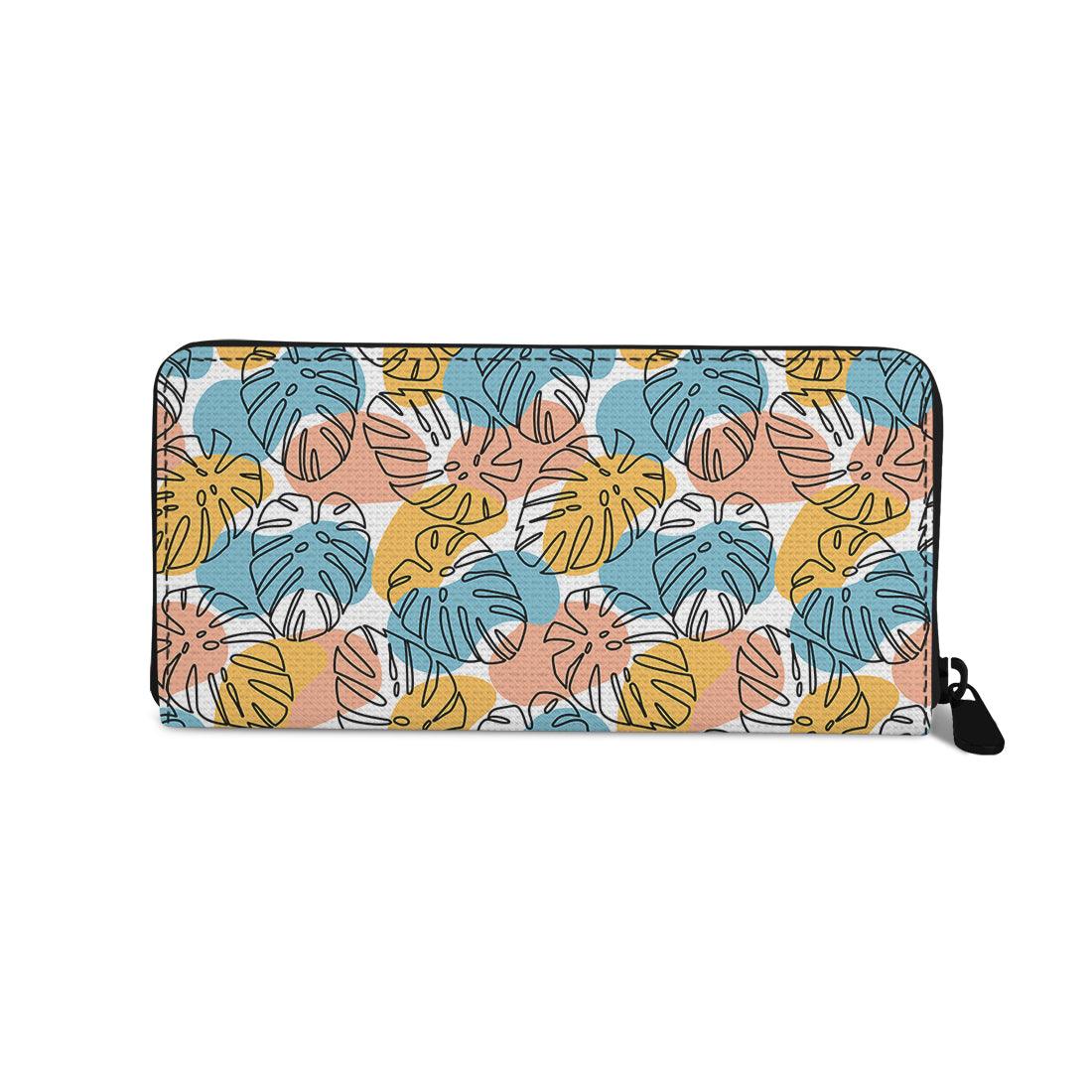Women's Wallet Colorful Abstract - CANVAEGYPT
