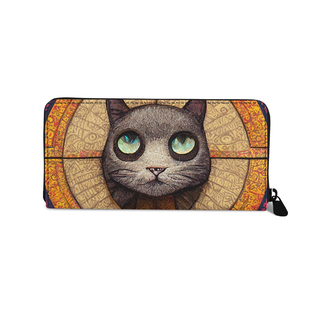 Women's Wallet Mandala Cat - CANVAEGYPT
