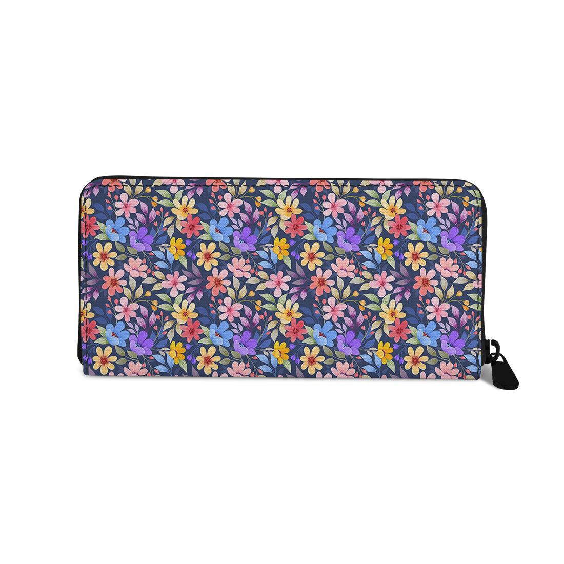 Women's Wallet Purple Floral - CANVAEGYPT