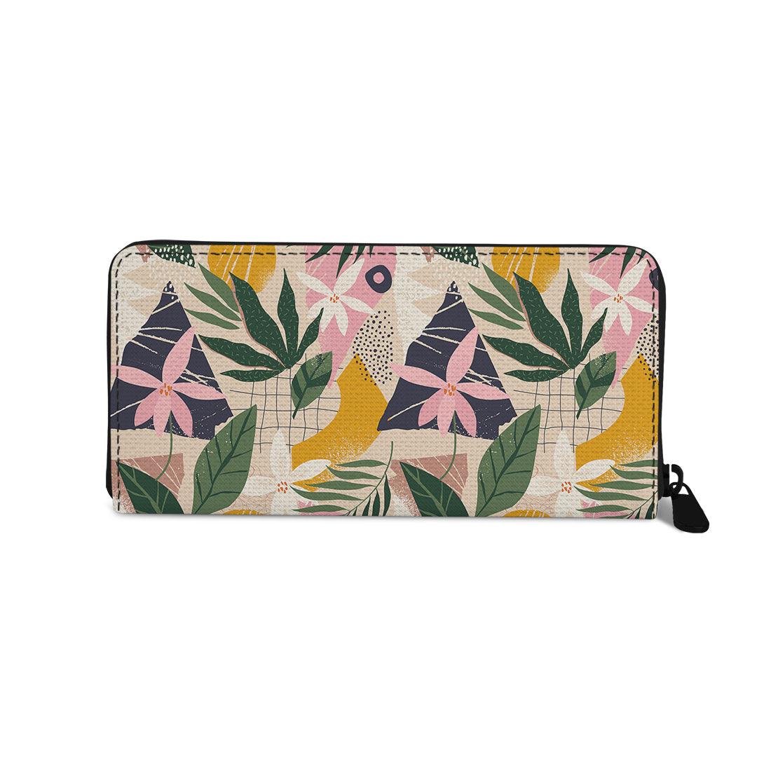 Women's Wallet Summer Leaves - CANVAEGYPT