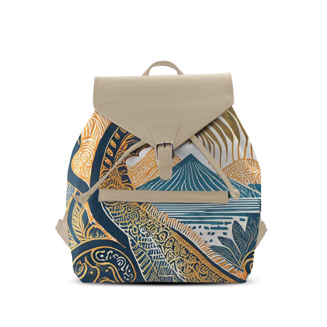 Beige Aurora Backpack Civilization - CANVAEGYPT