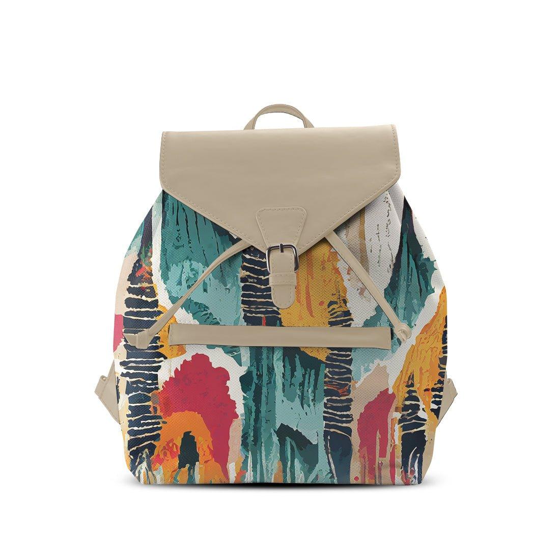 Beige Aurora Backpack Mixed Colors - CANVAEGYPT