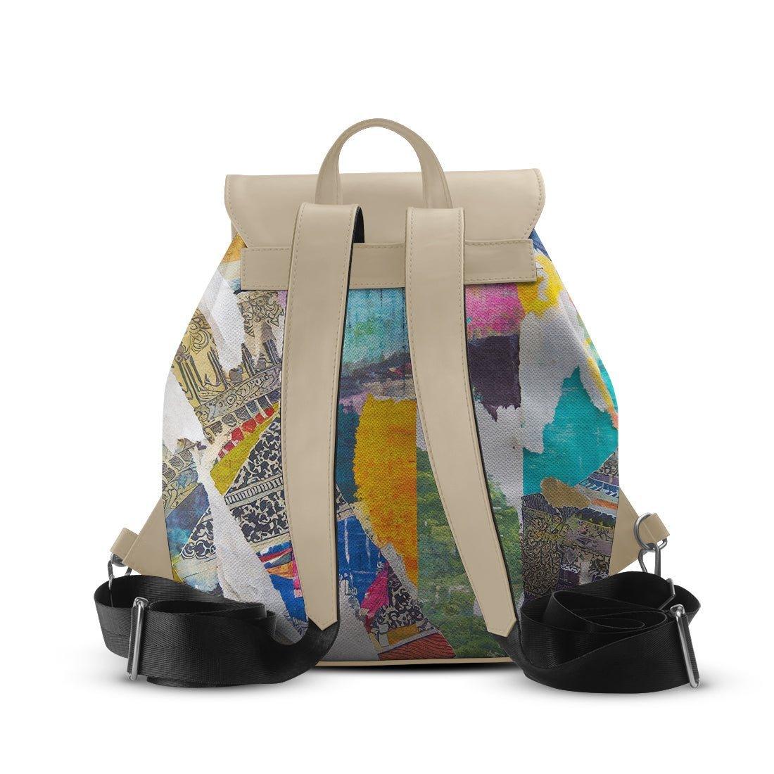 Beige Aurora Backpack Remains - CANVAEGYPT