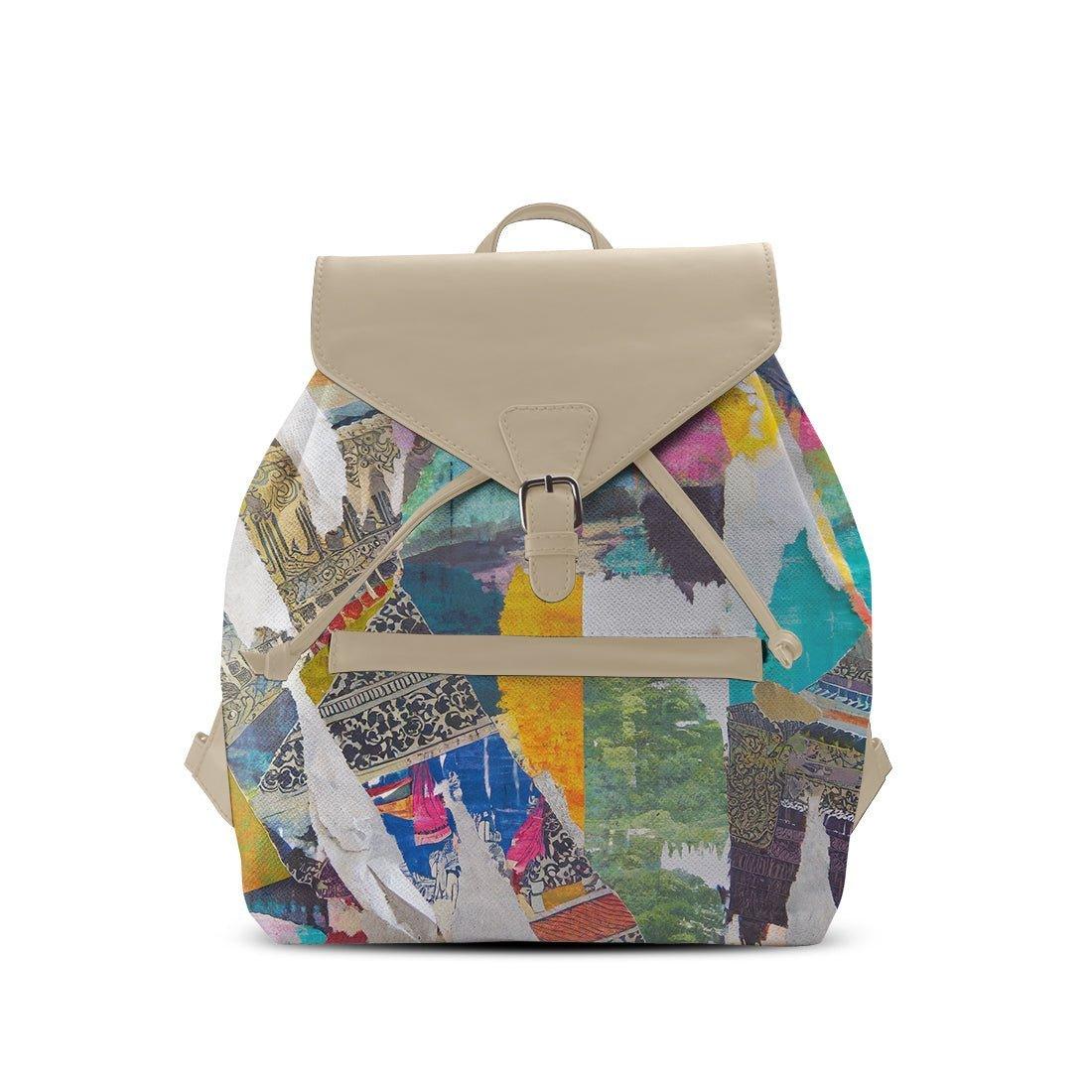 Beige Aurora Backpack Remains - CANVAEGYPT