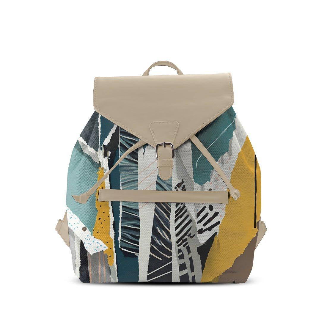 Beige Aurora Backpack Shapescratch - CANVAEGYPT