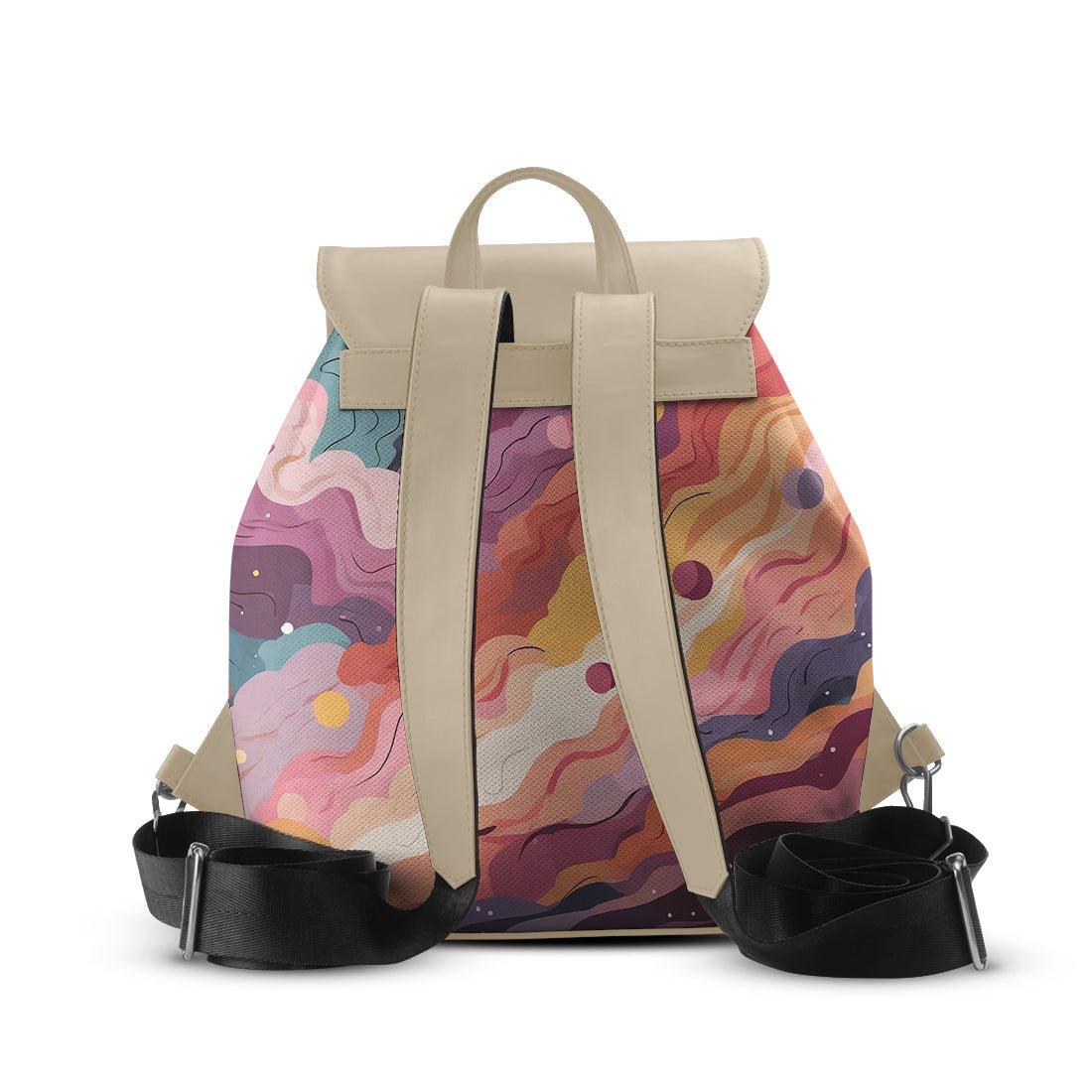 Beige Aurora Backpack Wavy Sky - CANVAEGYPT