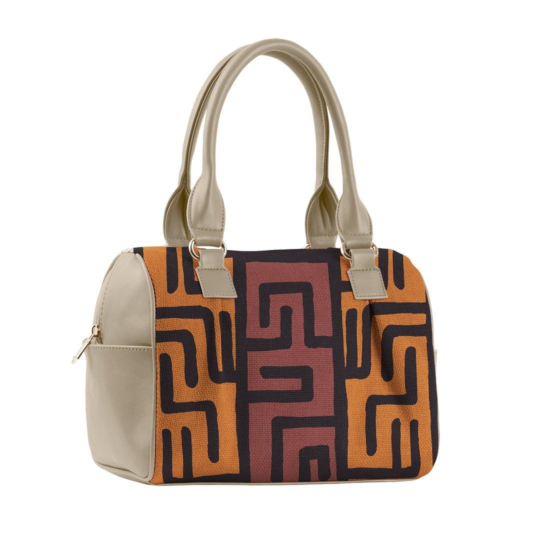 Beige Speedy Bag African Tribal - CANVAEGYPT