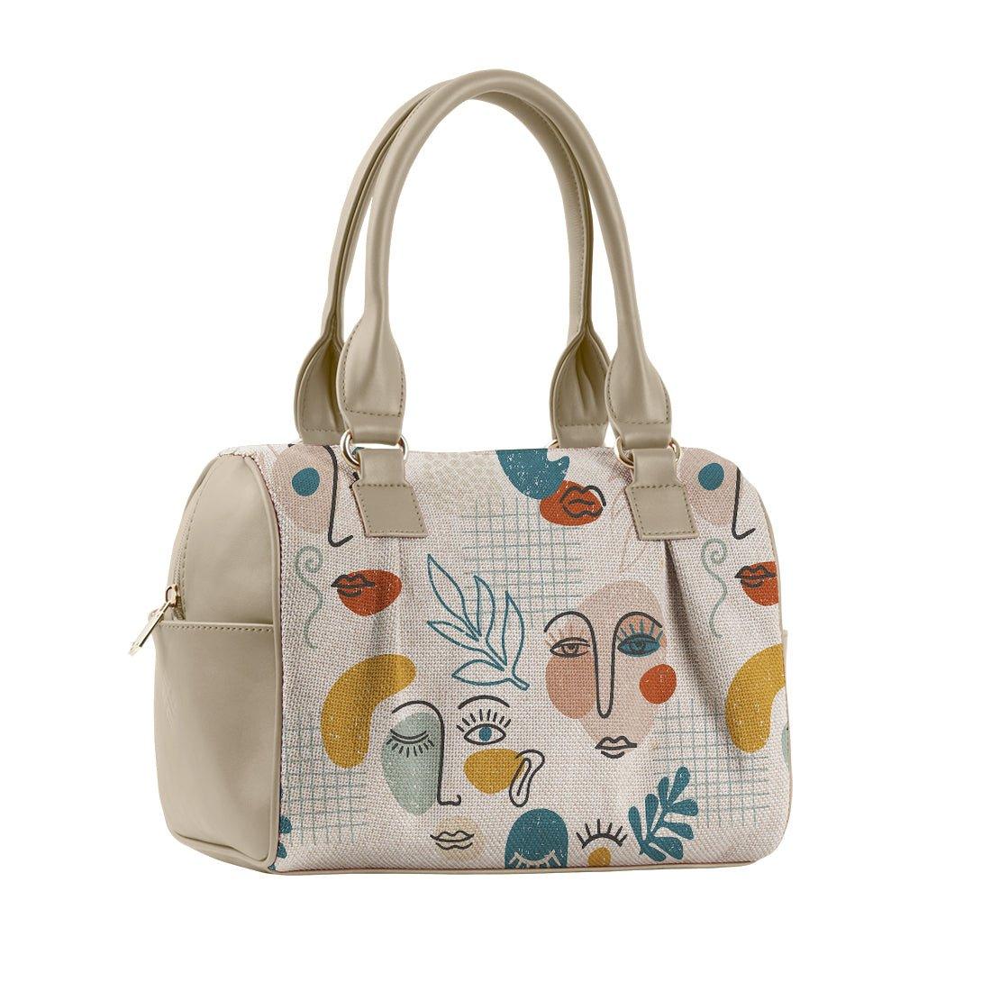 Beige Speedy Bag Faces - CANVAEGYPT