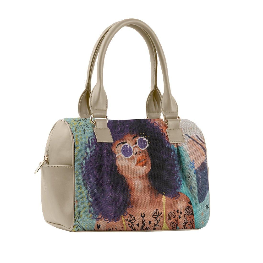 Beige Speedy Bag Flamingo Queen - CANVAEGYPT