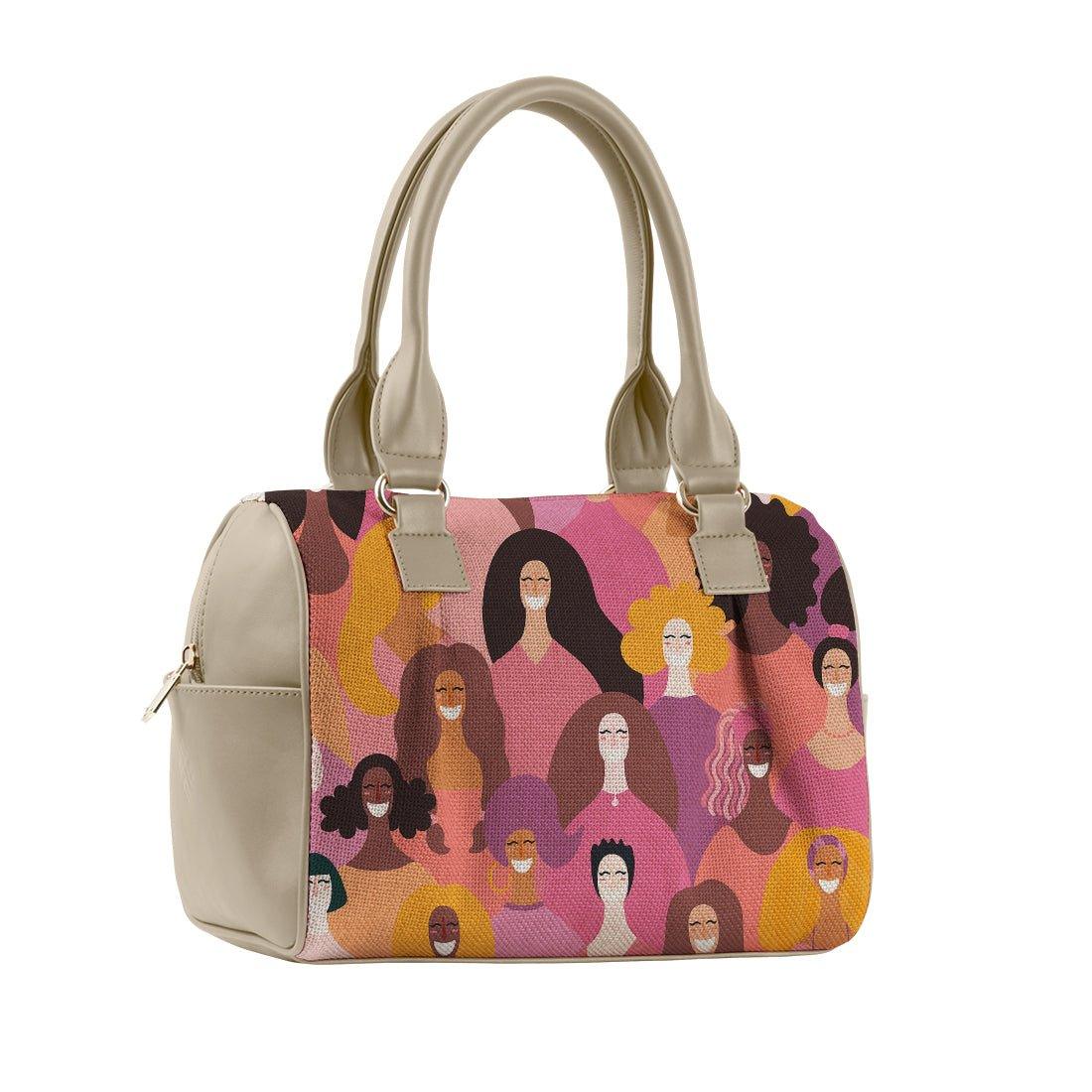 Beige Speedy Bag GRL PWR - CANVAEGYPT