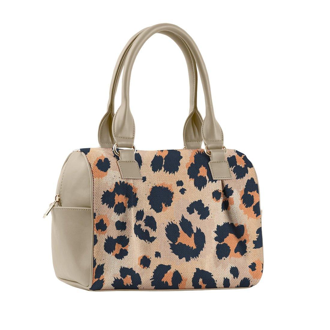 Beige Speedy Bag Orange Cheetah - CANVAEGYPT