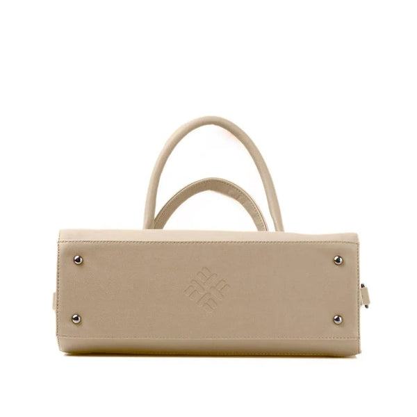 Beige Travel Hobo Bag Bird