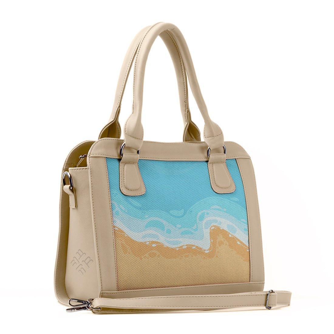 Beige Travel Hobo Bag Sea - CANVAEGYPT