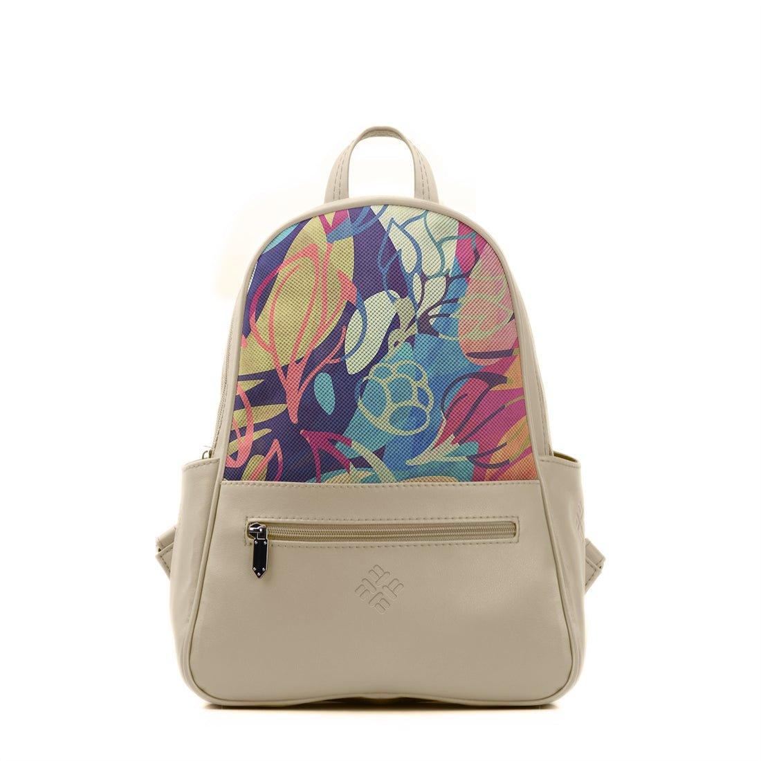 Beige Vivid Backpack Sea Herbs - CANVAEGYPT