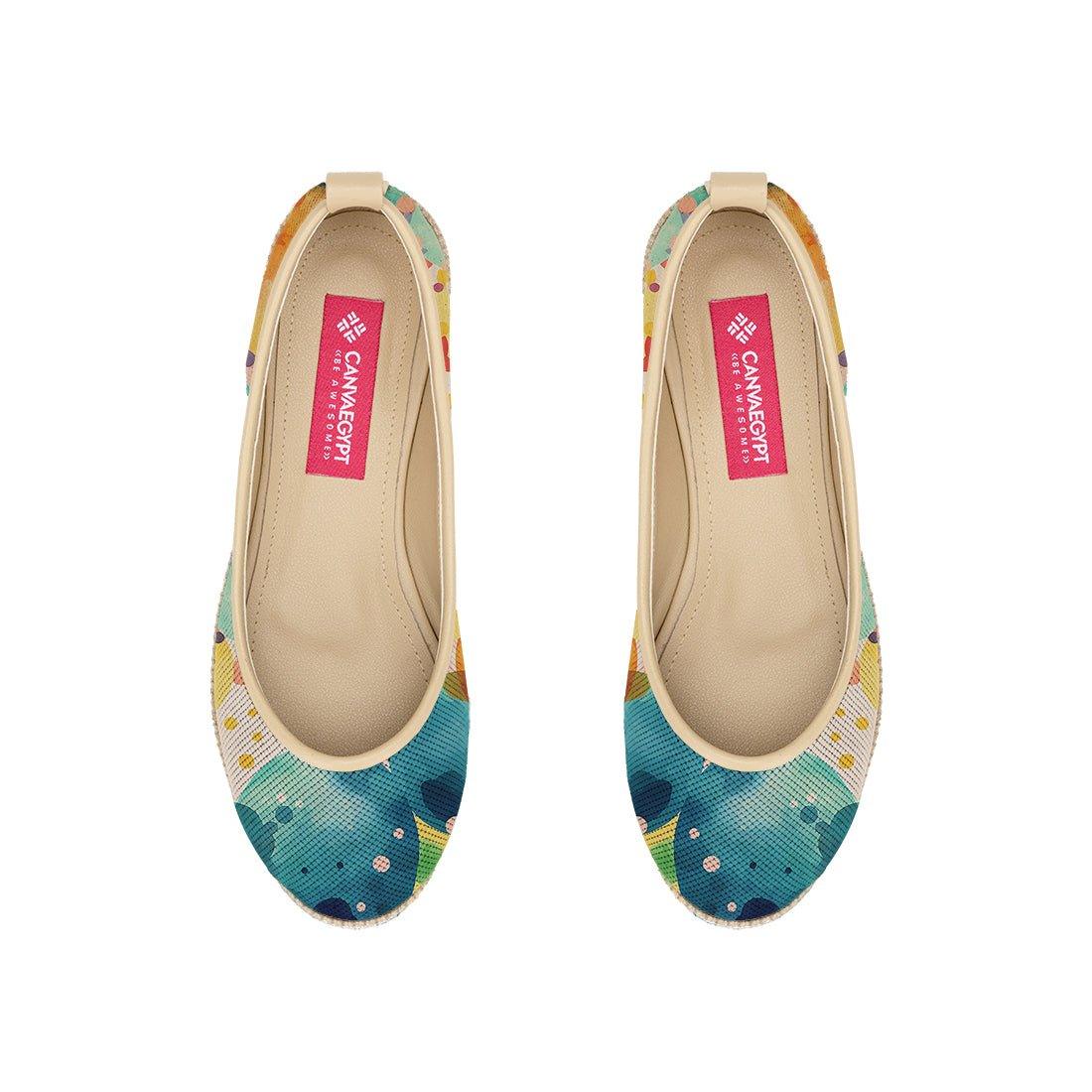 Beige Voyage Round Toe Circles - CANVAEGYPT