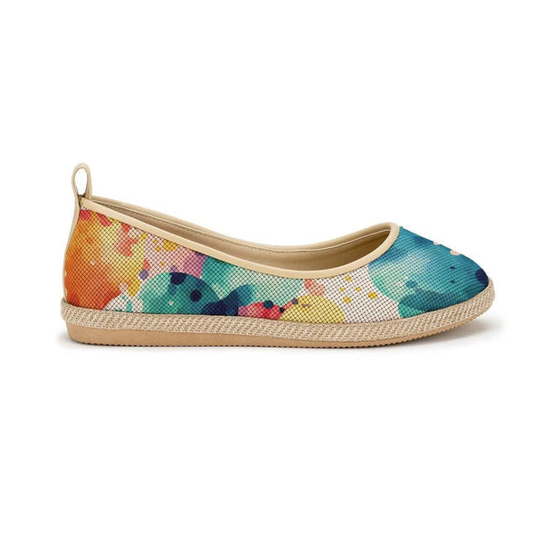 Beige Voyage Round Toe Circles