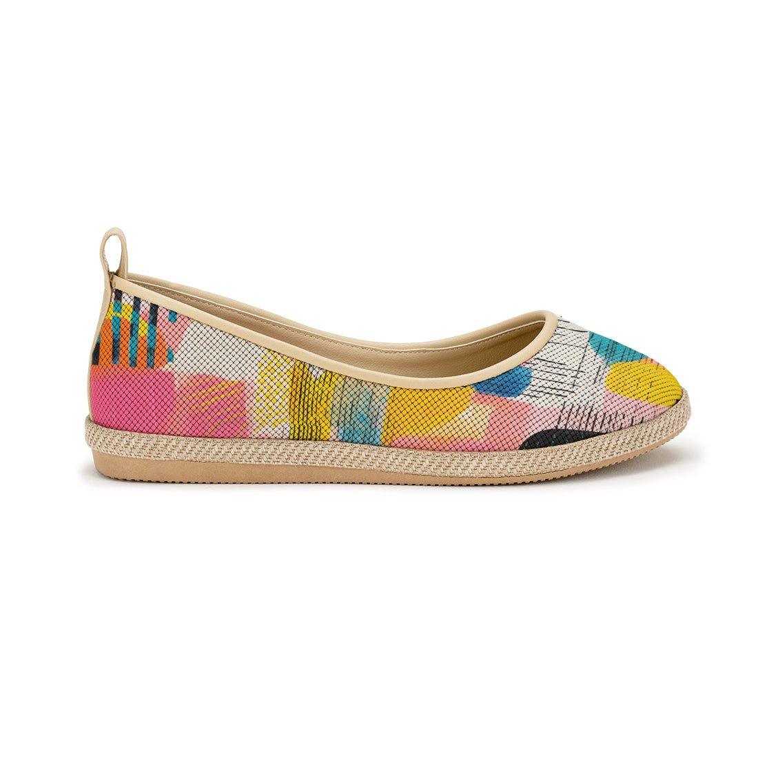 Beige Voyage Round Toe Colorful - CANVAEGYPT