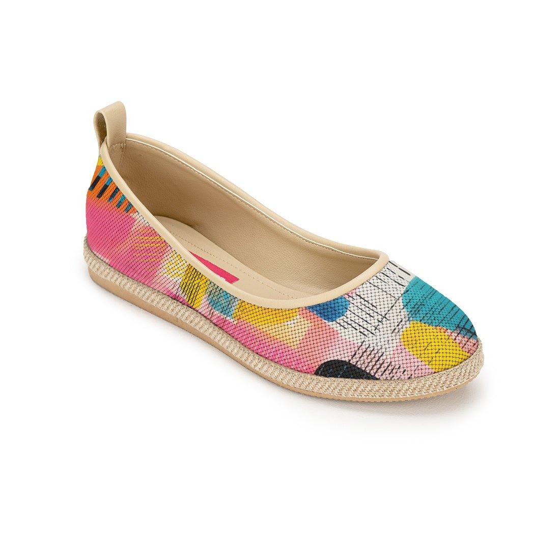 Beige Voyage Round Toe Colorful - CANVAEGYPT