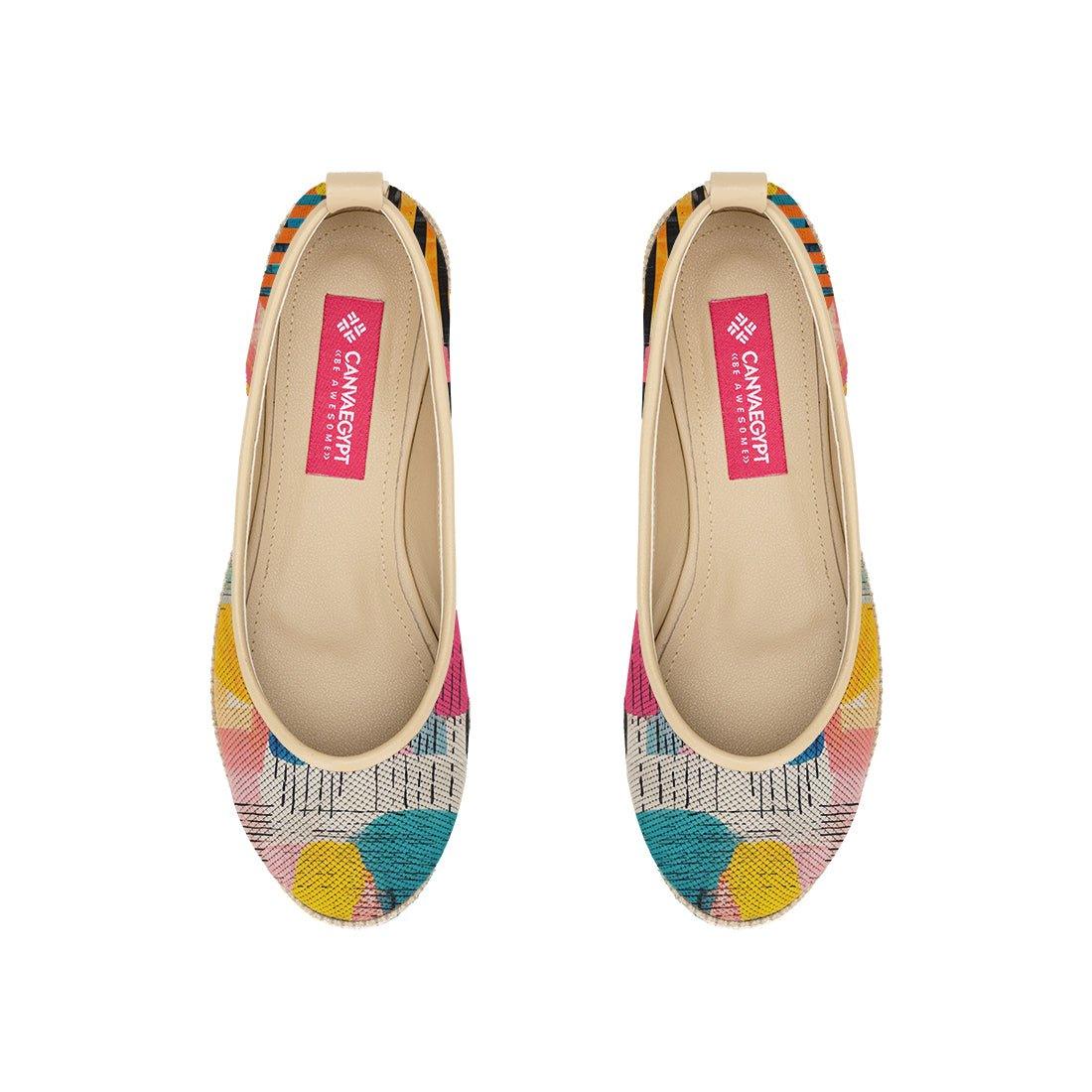Beige Voyage Round Toe Colorful - CANVAEGYPT