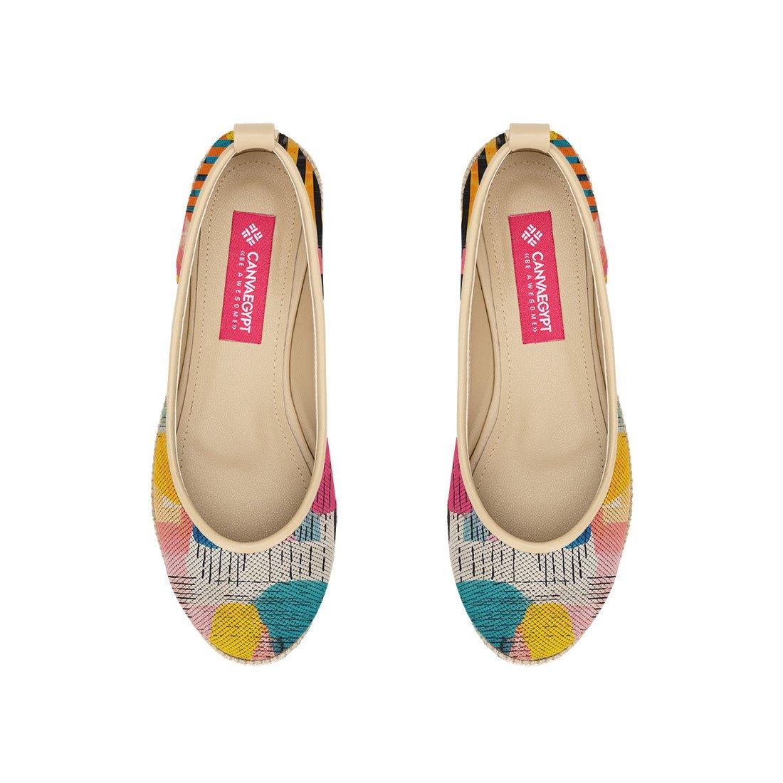 Beige Voyage Round Toe Colorful - CANVAEGYPT