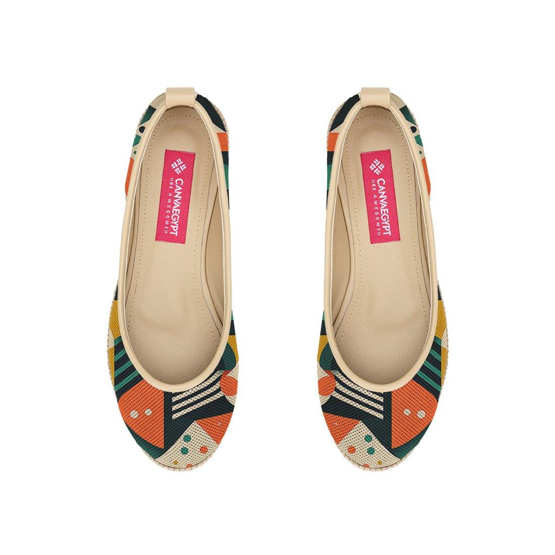 Beige Voyage Round Toe Figure - CANVAEGYPT