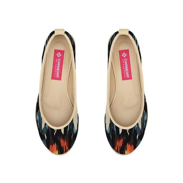Beige Voyage Round Toe Flamy - CANVAEGYPT