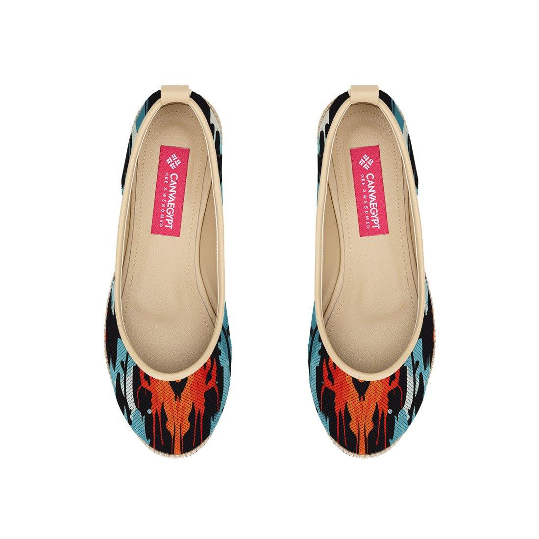 Beige Voyage Round Toe Flaring - CANVAEGYPT