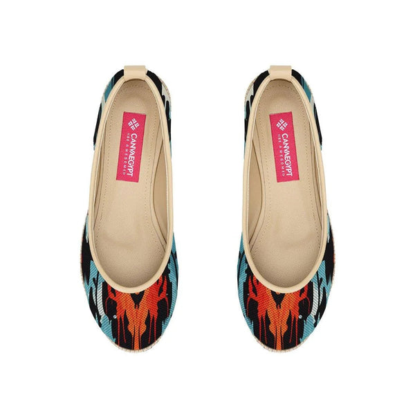 Beige Voyage Round Toe Flaring - CANVAEGYPT