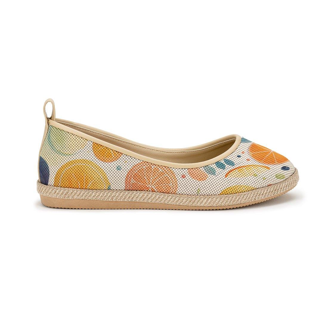 Beige Voyage Round Toe Fruits - CANVAEGYPT