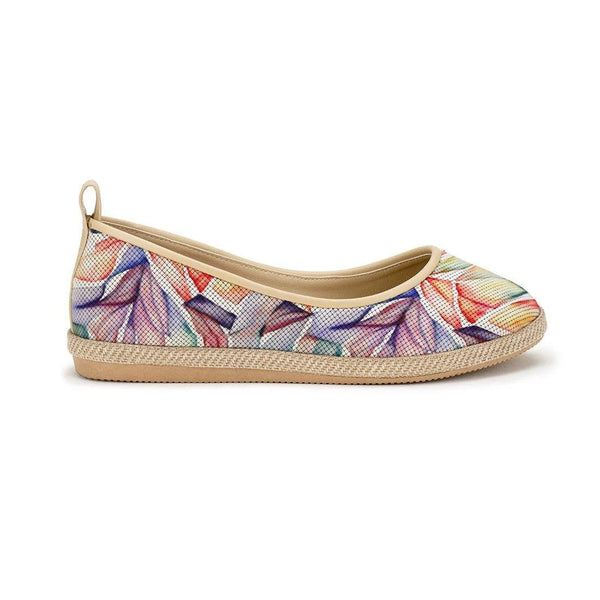 Beige Voyage Round Toe Glass